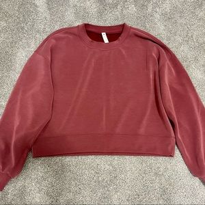 Lululemon Perfectly Oversized Cropped Crew Softstreme